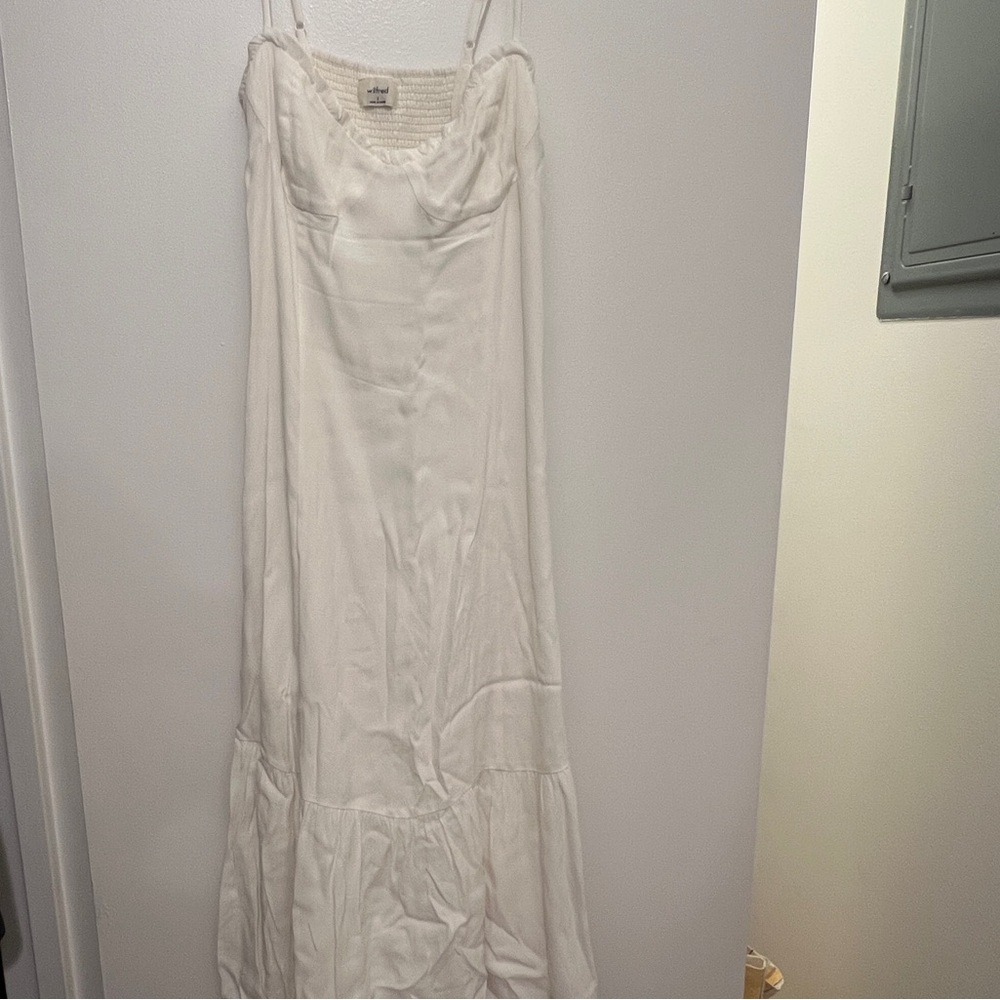 Aritzia White Midi Dress